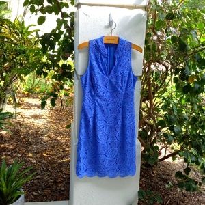 Lilly Pulitzer Electric Blue Lace Dress size 4.